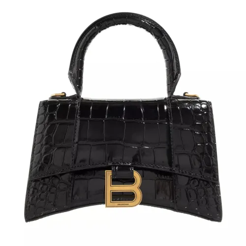 Balenciaga Satchel Bag - Hourglass Top Handle Bag - Gr. unisize - in Schwarz - für Damen