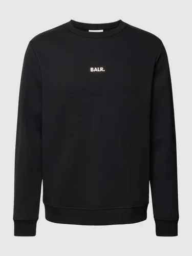 Balr. Regular Fit Sweatshirt mit Label-Detail in Black
