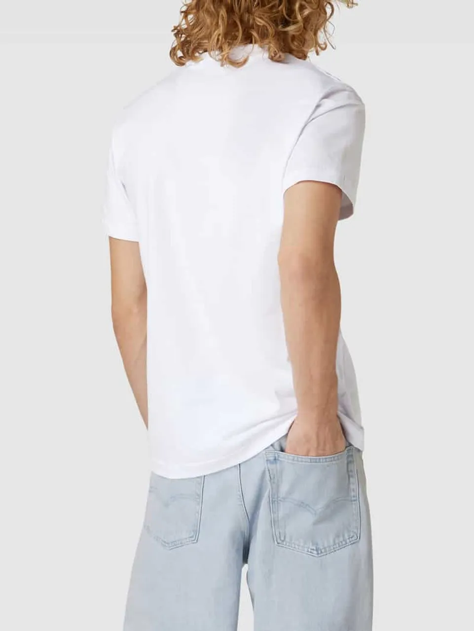 Balr. T-Shirt mit Label-Print Modell 'Neon' in Weiss