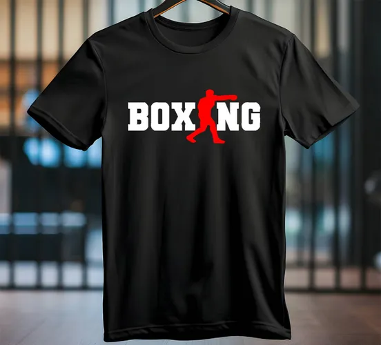 Banco Print-Shirt Herren Boxen Boxsport Outdoor Kampfsport Streetwear Outdoor Sport hochwertiger Druck, 100% Baumwolle