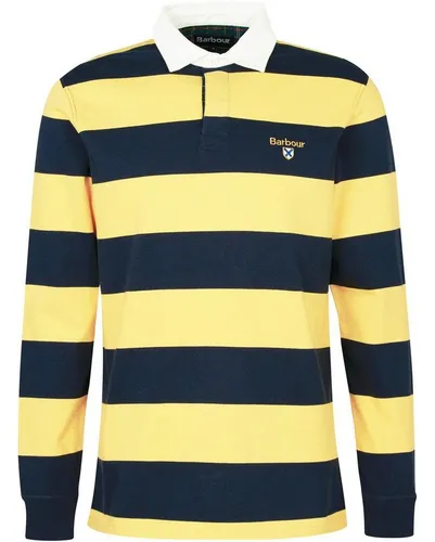 Barbour Langarm-Poloshirt Rugbypolo Shirt Hollywell
