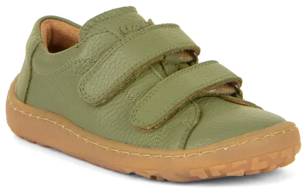 Barfußschuh FRODDO "Barefoot Base" Gr. 25, grün (oliv) Kinder Schuhe mit zwei Klettverschlüsse