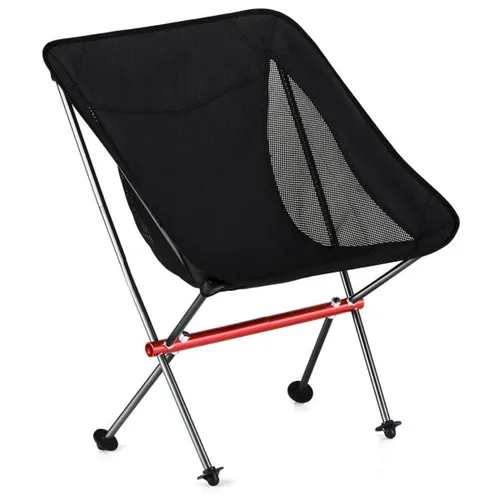 Basic Nature - Travelchair Ultralight Low Rest - Campingstuhl Gr 48 x 46 x 68 cm schwarz