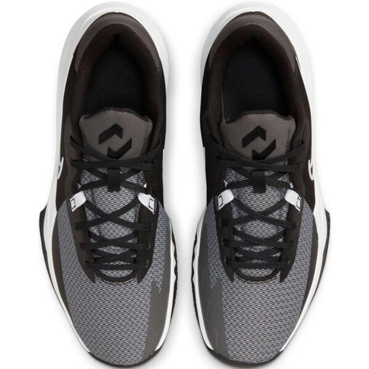 Basketballschuh NIKE "Precision 6" Gr. 46, schwarz-weiß (schwarz, weiß) Schuhe Stoffschuhe