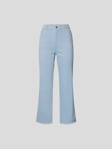 BAUM & PFERDGARTEN Straight Fit Jeans mit  Brand-Detail in Hellblau