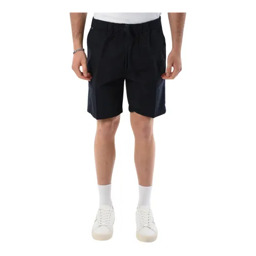 Baumwoll Bermuda Shorts mit Elastischem Bund Hugo Boss