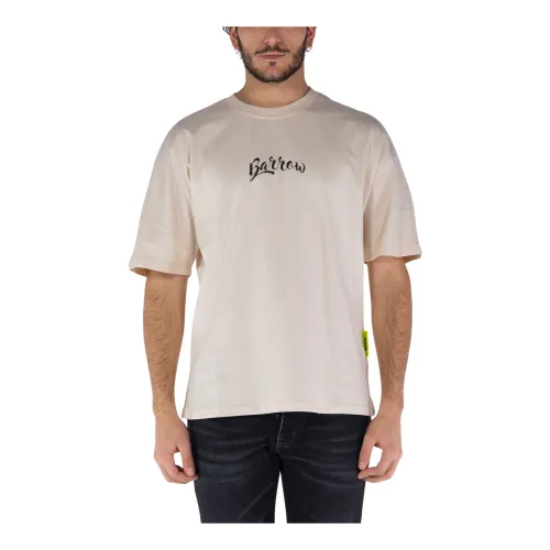 Baumwoll-Jersey T-Shirt mit Logo-Print,Jersey T-Shirt in Turtle Dove,Schwarzes Jersey T-Shirt,Baumwoll-Jersey-Logo-Print-T-Shirt Barrow
