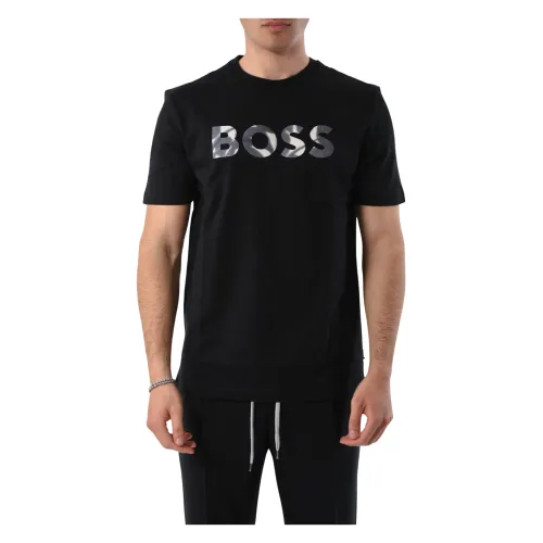 Baumwoll Logo T-shirt Regular Fit Hugo Boss