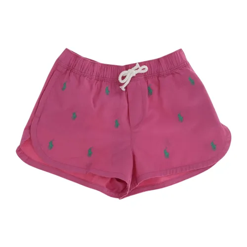 Baumwoll-Shorts mit elastischem Bund und Logo-Stickerei Polo Ralph Lauren