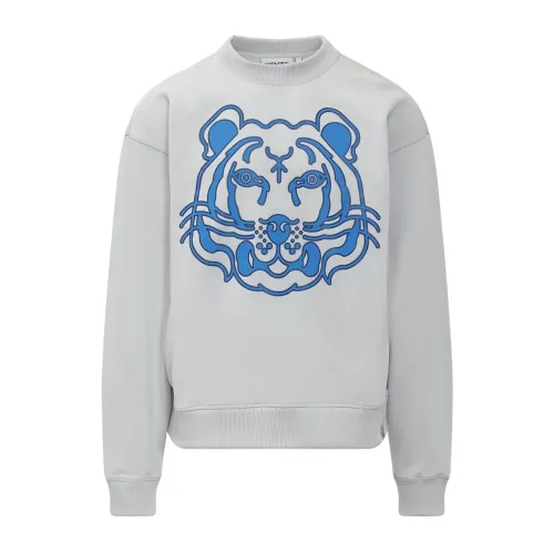 Bedruckter Tiger Sweatshirt Kenzo