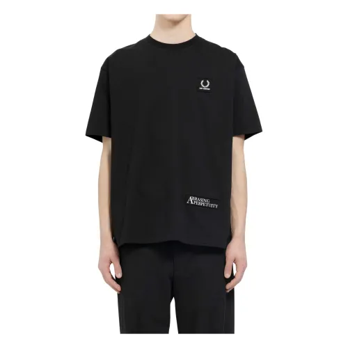 Bedrucktes Patch T-Shirt Fred Perry