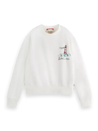 Bedrucktes Sweatshirt mit entspannter Passform - Größe 8 - Multicolor - Mädchen - Sweatshirthirt - Scotch & Soda