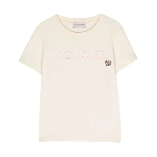 Beige T-Shirts & Polos für Mädchen Moncler