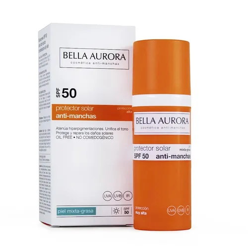 Bella Aurora - Sonnenblocker Fettige und Mischhaut Sonnenschutz 50 ml
