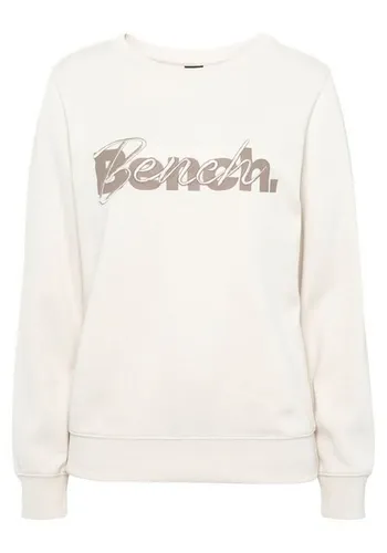 Bench. Loungewear Sweatshirt mit Logodruck und Stickerei, Loungeanzug