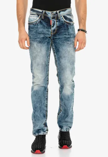 Bequeme Jeans CIPO & BAXX Gr. 34, Länge 34, blau Herren Jeans
