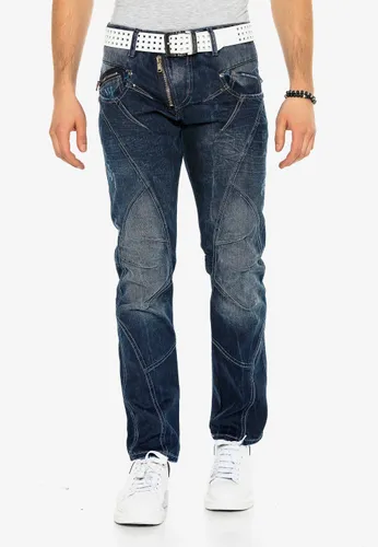 Bequeme Jeans CIPO & BAXX Gr. 34, Länge 36, blau Herren Jeans