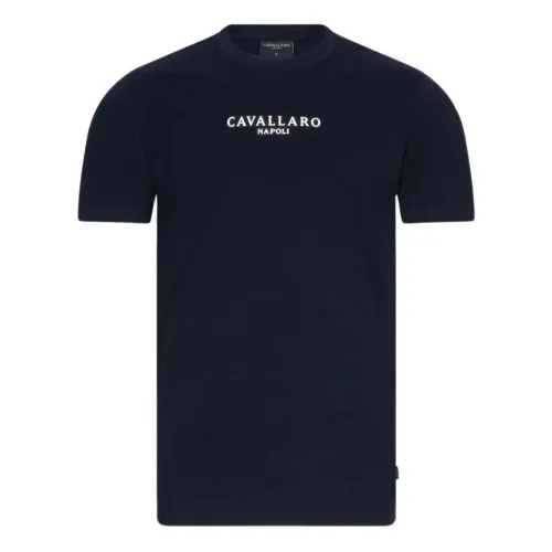 Beradino Dunkelblaue T-shirts Cavallaro