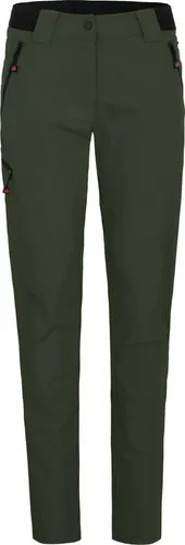 Bergson Outdoorhose VIDAA COMFORT (slim) Damen Wanderhose, leicht, strapazierfähig, Kurzgrößen, dunkel grün