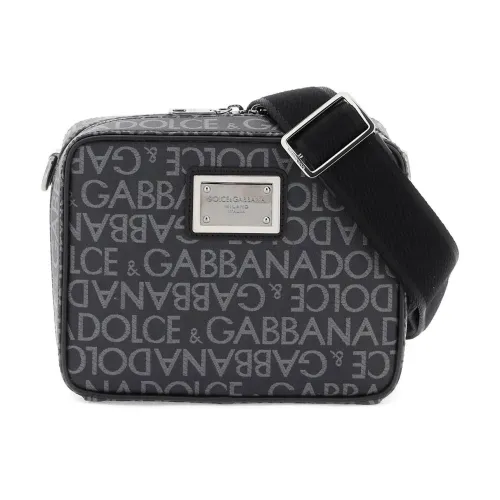 Beschichtete Jacquard Messenger Tasche Dolce & Gabbana