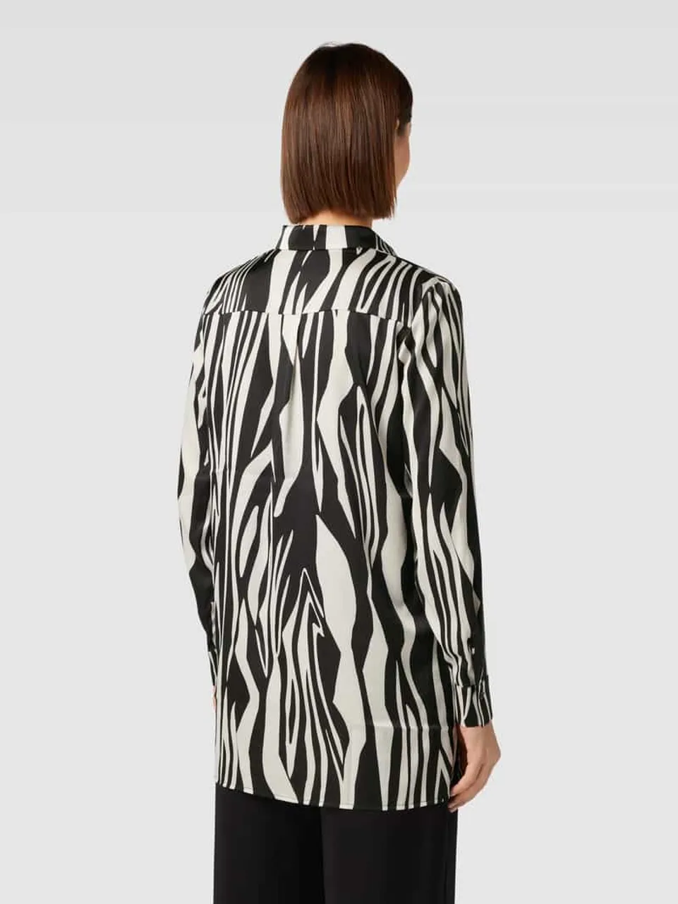 Betty Barclay Bluse mit Allover-Muster in Black