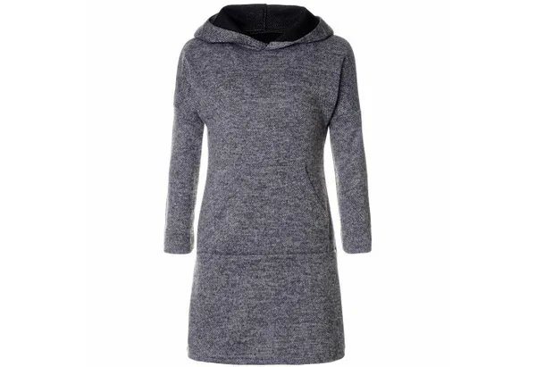 BEZLIT Blusenkleid Mädchen Pullover-Kleid mit Kapuze (1-tlg) Kängurutasche