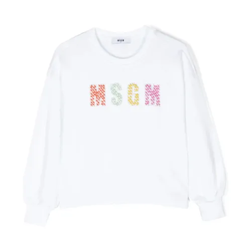 Bianco Sweatshirt - Stil 001 Msgm