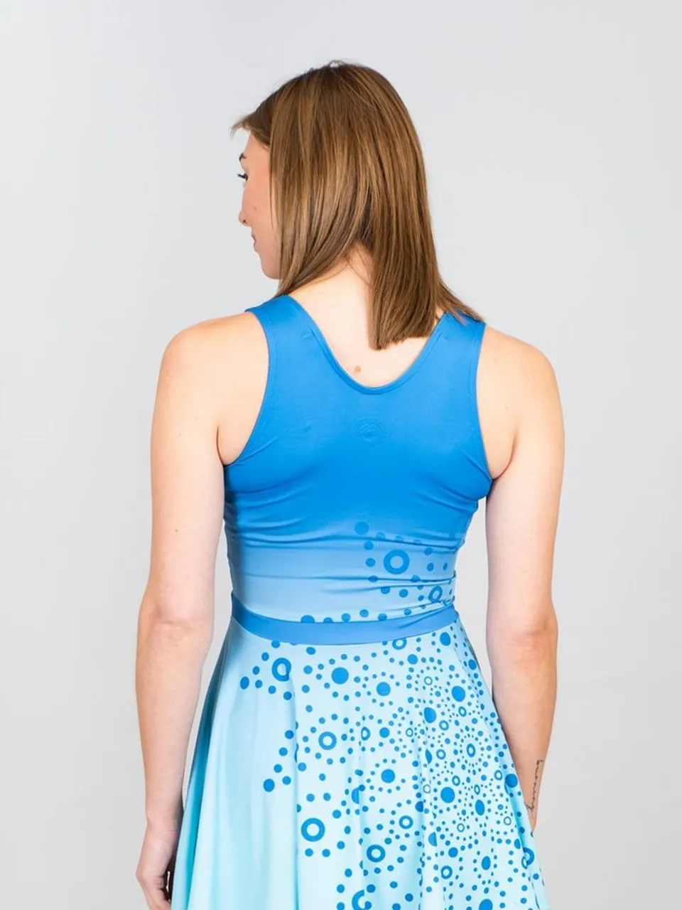 BIDI BADU Tenniskleid Colortwist Tenniskleid für Damen in blau
