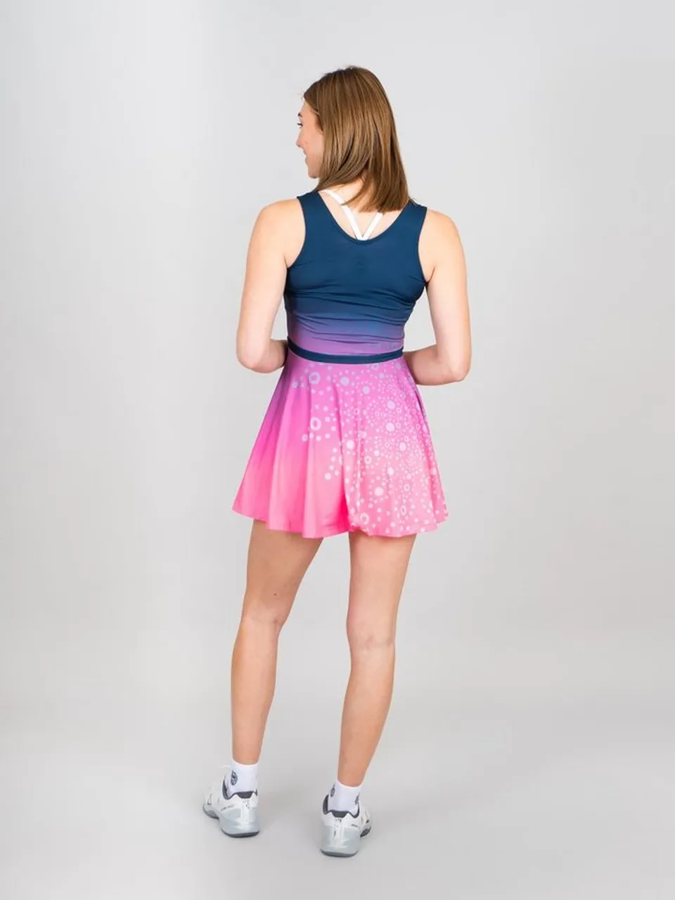 BIDI BADU Tenniskleid Colortwist Tenniskleid für Damen in pink