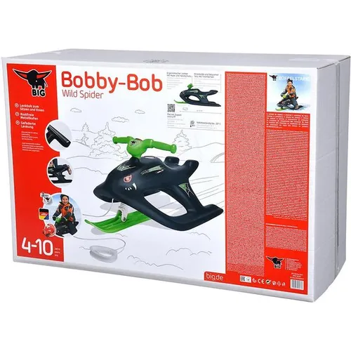 BIG Bobby-Bob Wild Spider Schlitten Schwarz/Grün