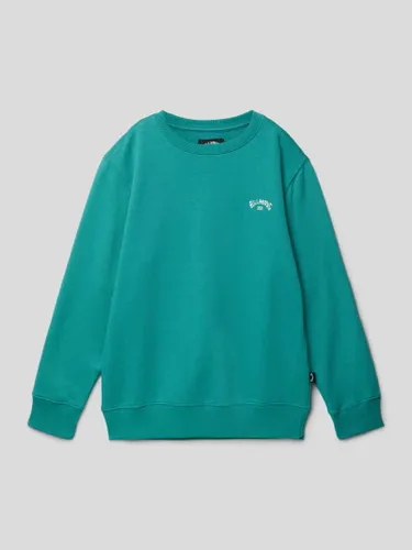 Billabong Sweatshirt mit Logo-Stitching Modell 'ARCH' in Tuerkis