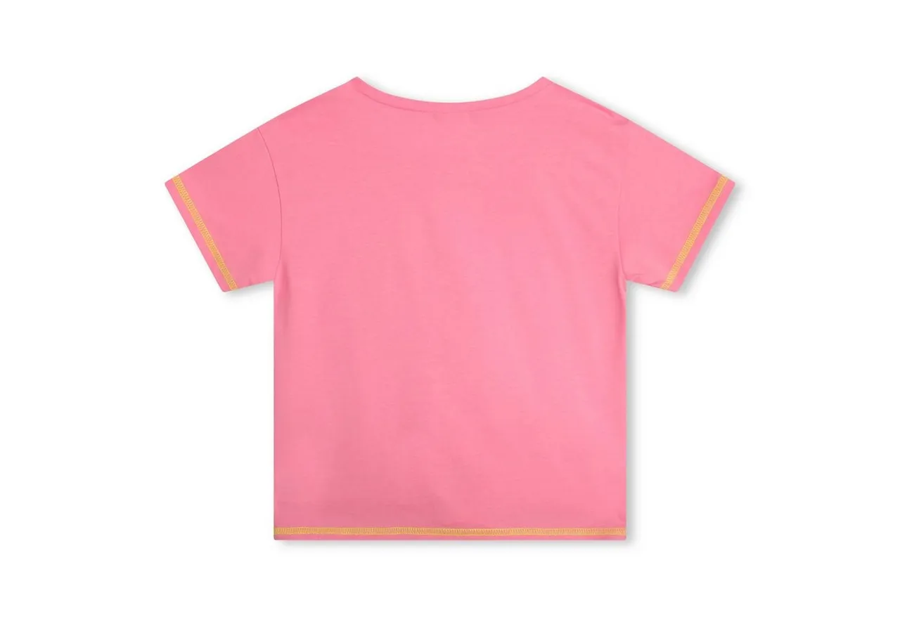 Billieblush T-Shirt Billieblush T-Shirt pink mit Paillettenlogo in Herz