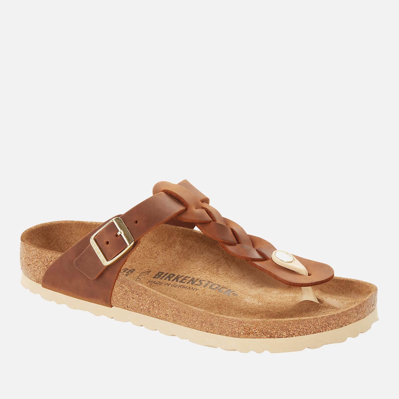 Birkenstock Gizeh Braided Leather Sandals - EU 39/UK 9