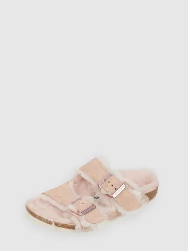 Birkenstock Sandalen aus Veloursleder Modell 'Arizona' in Rosé