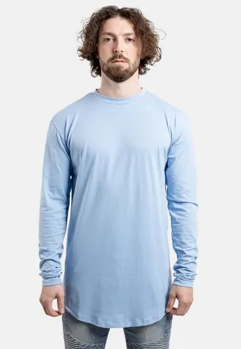Blackskies T-Shirt Round Long Sleeve Longline T-Shirt Himmelsblau Large