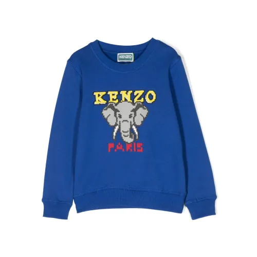 Blaue Elefant Pullover für Kinder Kenzo