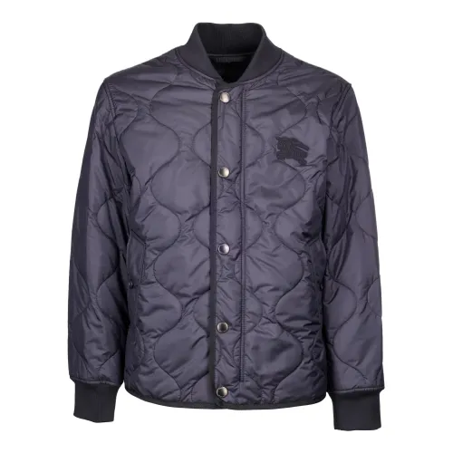 Blaue Jacke - Regular Fit - Geeignet für Kaltes Wetter - 100% Polyester Burberry