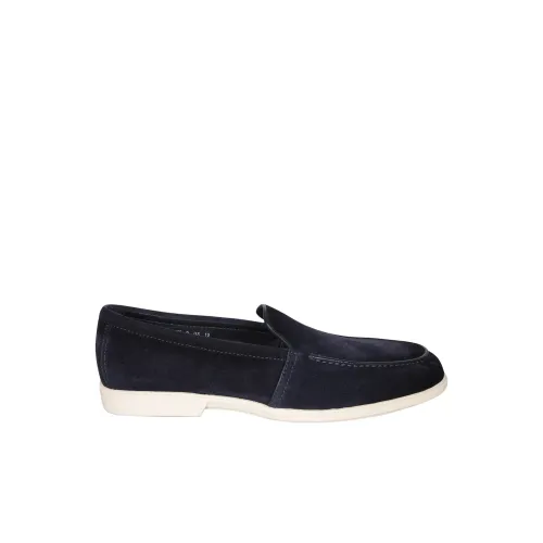 Blaue Loafer Schuhe Ss24 Santoni