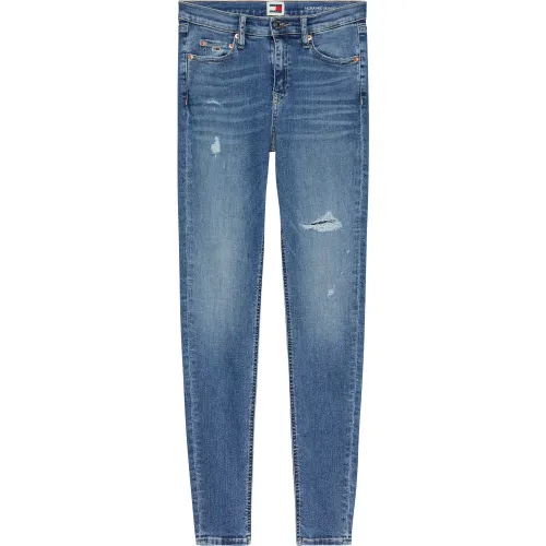 Blaue Skinny Fit Stretch Denim Jeans Tommy Jeans