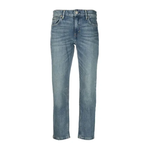 Blaue Straight Jeans für Frauen Ralph Lauren