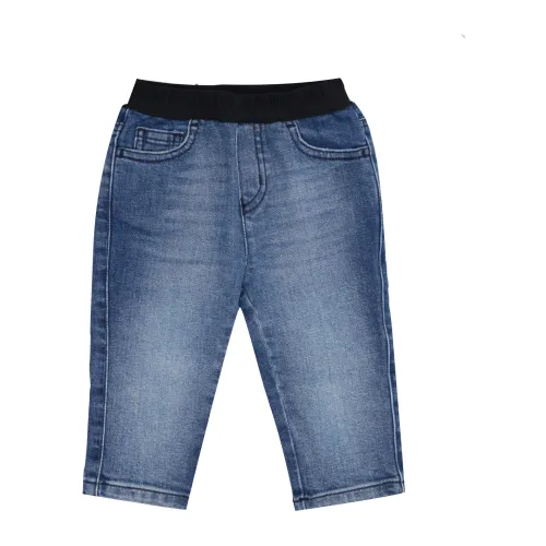 Blaue Stretch-Baumwoll-Denim-Jeans Emporio Armani