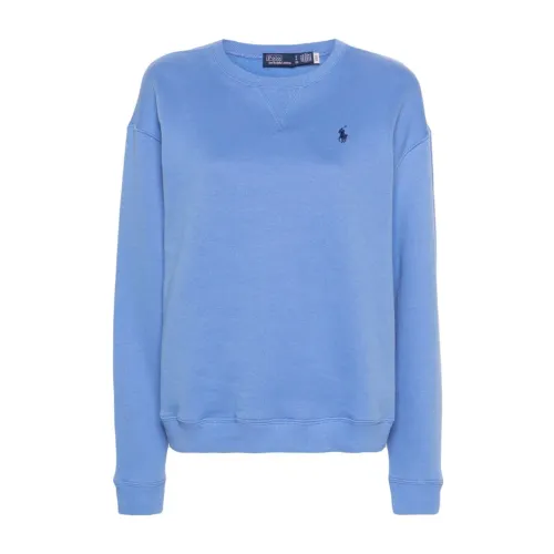 Blaue Sweaters mit Signatur Pony Polo Ralph Lauren