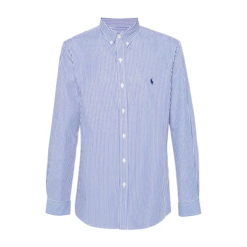 Blaues Button-Down Hemd mit Signatur Pony,Casual Shirts Polo Ralph Lauren