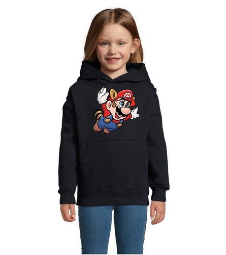 Blondie & Brownie Hoodie »Kinder Jungen & Mädchen Super Mario 3 Fligh Nintendo« mit Kapuze