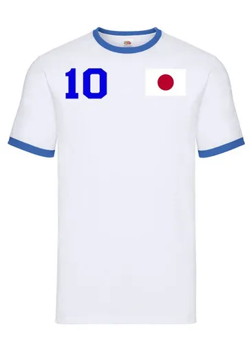 Blondie & Brownie T-Shirt Herren Japan Asien Sport Trikot Fußball Weltmeister Meister WM