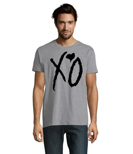 Blondie & Brownie T-Shirt Herren XO Kisses Hugs Weeknd Starboy Musik Fan Festival