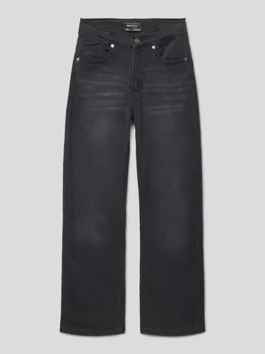 Blue Effect Jeans mit Label-Patch Modell 'NORMAL' in Black