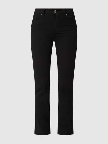 Blue Monkey Bootcut Jeans mit Stretch-Anteil Modell 'Marla' in Black