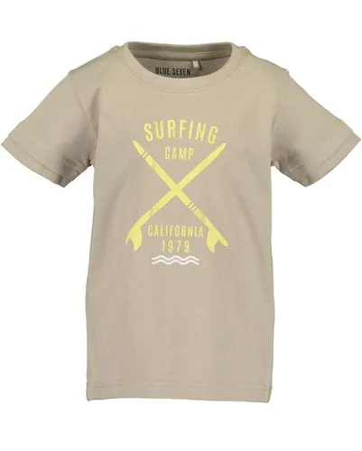 Blue Seven T-Shirt Blue Seven Jungen T-Shirt Surfing Camp California slush beige (1-tlg)