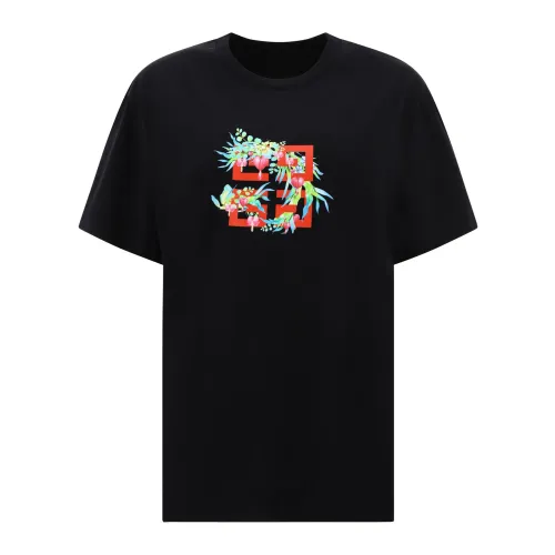 Blumen bedrucktes T-Shirt 100% Baumwolle Givenchy